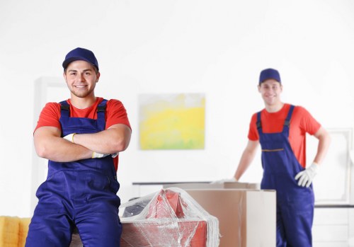 Local movers planning access and parking for a Finchley move