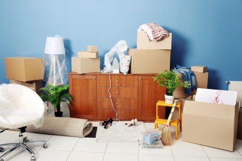 Careful packing and furniture handling during a Finchley move