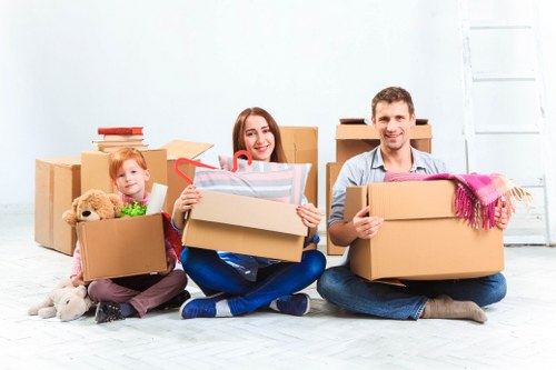 Internal quality review records for a removals company