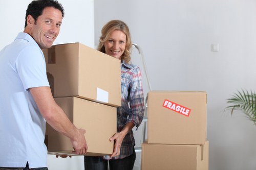 Careful loading of sofas and chairs for pick-up in Finchley